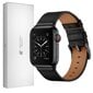 Dirželis Apyrankė skirta Apple Watch 4TechGoods modeliui ULTRA SE 9 8 7 6 5 4 3 2 1 49 45 44 42 mm Band Natūralios odos Juoda kaina ir informacija | Išmaniųjų laikrodžių ir apyrankių priedai | pigu.lt