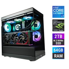 Kompiuteris MonsterX i7 14700K 64GB 2TB NVME RTX4080S kaina ir informacija | Stacionarūs kompiuteriai | pigu.lt