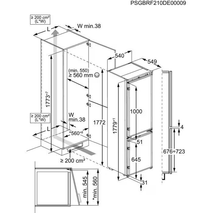 Aeg NSC8M181CC kaina ir informacija | Šaldytuvai | pigu.lt