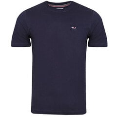 Tommy Jeans mėlynas kelnės marškinėliai vyrų DM0DM09598-C1G XXL цена и информация | Мужские футболки | pigu.lt