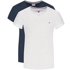 Tommy Jeans marškinėliai moteriški, 2 pakuotės DW0DW11459-0XP S цена и информация | Женские футболки | pigu.lt