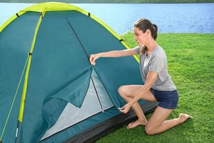 DIDELA TURISTINĖ PALAPINĖ DVIEJI COOL DOME 205x145cm Bestway 68084 + KREPŠELIS kaina ir informacija | Palapinės | pigu.lt