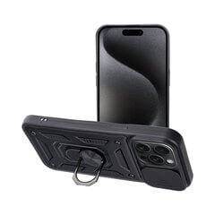 SLIDE ARMOR skirtos iPhone 15 Pro Max (6,7") - Juodas kaina ir informacija | Telefono dėklai | pigu.lt