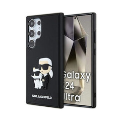 KARL LAGERFELD, 3D Rubber KC NFT, Samsung Galaxy S24 Ultra — Juodas kaina ir informacija | Telefono dėklai | pigu.lt