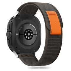 TECH-PROTECT NYLON SAMSUNG GALAXY WATCH ULTRA (47 MM) BLACK|ORANGE kaina ir informacija | Išmaniųjų laikrodžių ir apyrankių priedai | pigu.lt