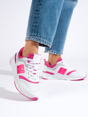 Women's pink and white sports shoes 295571483 цена и информация | Спортивная обувь, кроссовки для женщин | pigu.lt