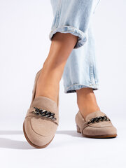 Classic women's moccasins made of organic suede by Vinceza 295956921 цена и информация | Женские туфли | pigu.lt