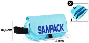 Penalas SAMPACK, 210x105mm, su 2-iem skyriais, mėlynos sp. kaina ir informacija | Penalai | pigu.lt