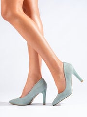 Women's high-heeled pumps, mint 295965046 цена и информация | Женские туфли | pigu.lt