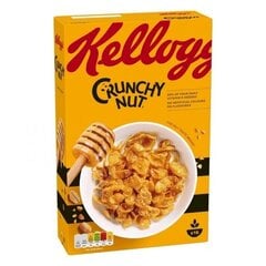 Dribsniai Kellogg's Chrunchy Nut su riešutais ir medumi, 375 g x 8 vnt. kaina ir informacija | Sausi pusryčiai | pigu.lt