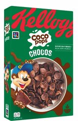 Dribsniai Kellogg's Coco Pops Chocos, 330 g x 4 vnt. kaina ir informacija | Sausi pusryčiai | pigu.lt