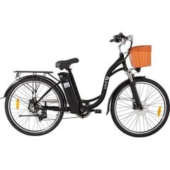 Elektrinis dviratis DYU C6, 26", juodas kaina ir informacija | Elektriniai dviračiai | pigu.lt