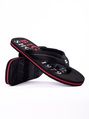 Men's black BIG STAR slides LL174614 296252350 цена и информация | Мужские шлепанцы, босоножки | pigu.lt