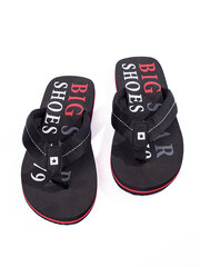 Men's black BIG STAR slides LL174614 296252350 цена и информация | Мужские шлепанцы, босоножки | pigu.lt