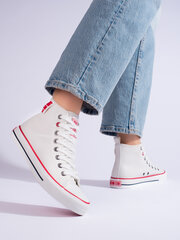 High white women's sneakers BIG STAR JJ274132 296249848 цена и информация | Спортивная обувь, кроссовки для женщин | pigu.lt