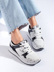 Sports white and black women's shoes 296348756 цена и информация | Спортивная обувь, кроссовки для женщин | pigu.lt