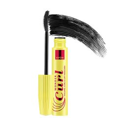 Blakstienų tušas Avon Curl, Black, 10 ml kaina ir informacija | Akių šešėliai, pieštukai, blakstienų tušai, serumai | pigu.lt