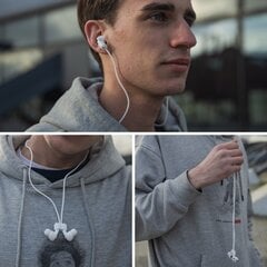 Magnetinis Ausinių Kabelis "Anti Drop" Dirželis, Skirtas "Airpods" "Airpod Anti Lost Strap Loop String Rope", Skirtas "Air Pods Pod" Belaidėms Ausinėms Baltos kaina ir informacija | Ausinių aksesuarai | pigu.lt