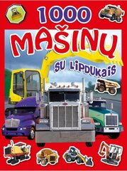 1000 mašinų su lipdukais цена и информация | Развивающие книги | pigu.lt