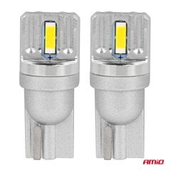 LED lemputės canbus T10 W5W 3*1860 SMD balta 12/24V kaina ir informacija | Automobilių lemputės | pigu.lt