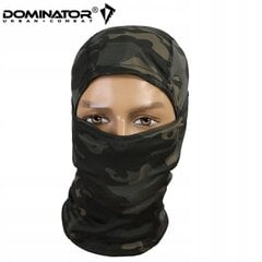 Termoaktyvi balaklava, Dominator, Ninja, Black Multitarn цена и информация | Мужские шарфы, шапки, перчатки | pigu.lt