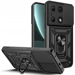 TECH-PROTECT CAMSHIELD PRO XIAOMI REDMI NOTE 13 PRO 4G | LTE | POCO M6 PRO 4G | LTE BLACK kaina ir informacija | Telefono dėklai | pigu.lt