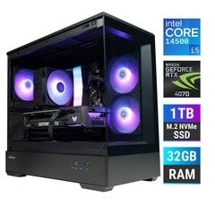 Kompiuteris MonsterX i5 14500 32GB 1TB NVME RTX4070 kaina ir informacija | Stacionarūs kompiuteriai | pigu.lt