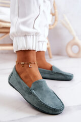 Women’s Loafers Suede Mint Morreno 18736-21 цена и информация | Женские тапочки | pigu.lt