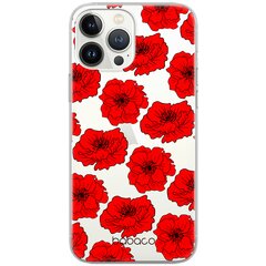 Telefono dėklas IPhone 6 PLUS Flowers 018 Dalinis spausdinimas Skaidrus kaina ir informacija | Telefono dėklai | pigu.lt