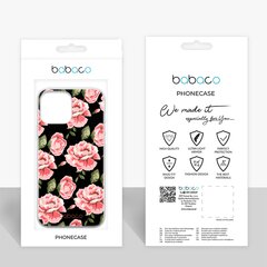 Telefono dėklas IPhone 6 PLUS Flowers 013 Pilnas spausdinimas Juoda kaina ir informacija | Telefono dėklai | pigu.lt