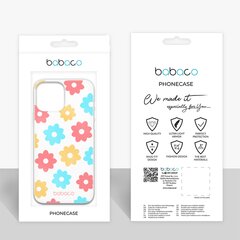 Telefono dėklas IPhone 6 PLUS Flowers 011 Dalinis spausdinimas Skaidrus kaina ir informacija | Telefono dėklai | pigu.lt