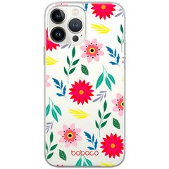 Telefono dėklas IPhone 6 PLUS Flowers 010 Dalinis spausdinimas Skaidrus kaina ir informacija | Telefono dėklai | pigu.lt