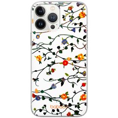 Telefono dėklas IPhone 6 PLUS Flowers 008 Pilnas spausdinimas Baltas kaina ir informacija | Telefono dėklai | pigu.lt