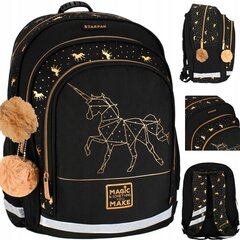 Mokyklinė kuprinė Starpak Gold Unicorn 486094 kaina ir informacija | Kuprinės mokyklai, sportiniai maišeliai | pigu.lt