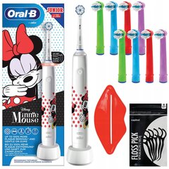 Dantų šepetėlių RINKINYS ORAL-B JUNIOR MINNIE MOUSE kaina ir informacija | Elektriniai dantų šepetėliai | pigu.lt