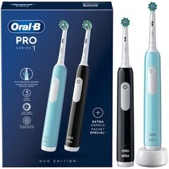 Oral-B Pro1 Duo kaina ir informacija | Elektriniai dantų šepetėliai | pigu.lt