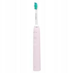 PHILIPS HX3651/11 PINK SONIC BRUSH + 4 PRORESULT GALVUTĖS kaina ir informacija | Elektriniai dantų šepetėliai | pigu.lt