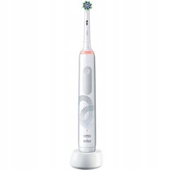 ORAL-B PRO 3 DANTŲ ŠEPETĖLIS 3000 OLYMPIA SPECIAL EDITION + DĖKLAS ant galiuko kaina ir informacija | Elektriniai dantų šepetėliai | pigu.lt