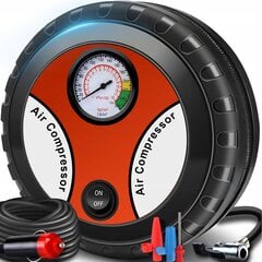 Portatyvinis elektrinis oro kompresorius, Air Compressor DC 12V kaina ir informacija | Auto reikmenys | pigu.lt