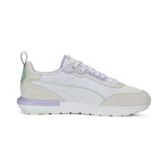 PUMA baltos spalvos laisvalaikio batai moterims PUMA R22 Vapor Gray-PUMA White-Vivi - 38346225 38346225.40,5 цена и информация | Кроссовки для мужчин | pigu.lt