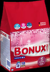 Стиральный порошок Bonux Radiant Rose, 1,17 кг /18 шт. х 3 шт. цена и информация | Средства для стирки | pigu.lt