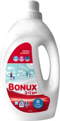 Bonux Polar Ice Fresh skystas skalbimo gelis, 0,9l x 3 vnt. kaina ir informacija | Skalbimo priemonės | pigu.lt