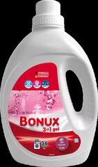 Bonux Radiant Rose skystas skalbimo gelis, 1,8l/36sk. x 2 vnt. kaina ir informacija | Skalbimo priemonės | pigu.lt