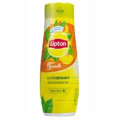 Sirupas "SodaStream" "Lipton Ice Tea Peach" 440 ml + "Ice Tea" žalioji arbata su citrusiniais vaisiais 440 ml kaina ir informacija | Gazuoto vandens aparatai ir priedai | pigu.lt