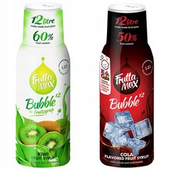 Sirupas FruttaMax KIWI 500 ml+COLA 500ml kaina ir informacija | Gazuoto vandens aparatai ir priedai | pigu.lt