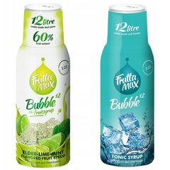 "FruttaMax Lime Mint" sirupas 500ml+TONIC 500ml kaina ir informacija | Gazuoto vandens aparatai ir priedai | pigu.lt