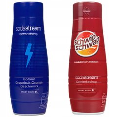 Sirupas, skirtas "SodaStream Isotonic 440ml+Schwip Schwap Cola Orange kaina ir informacija | Gazuoto vandens aparatai ir priedai | pigu.lt