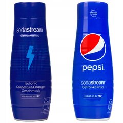 Sirupas, skirtas "SodaStream Isotonic 440ml+Pepsi kaina ir informacija | Gazuoto vandens aparatai ir priedai | pigu.lt