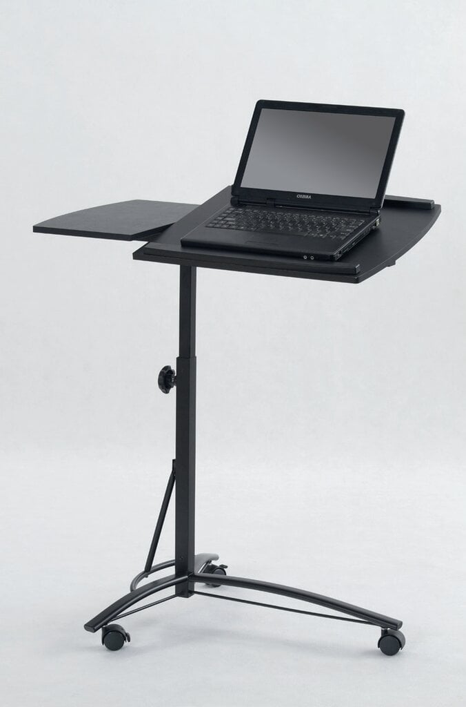 Kompiuterinis stalas Halmar nešiojamam kompiuteriui B-14, juodas kaina ir informacija | Kompiuteriniai, rašomieji stalai | pigu.lt