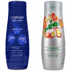 Sirupas "SodaStream Cola" be cukraus 440ml+Mirinda be cukraus 440ml kaina ir informacija | Gazuoto vandens aparatai ir priedai | pigu.lt